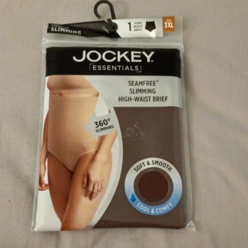 Jockey Essentials Seamfree Slimming High Waist Brief  Size 3XL